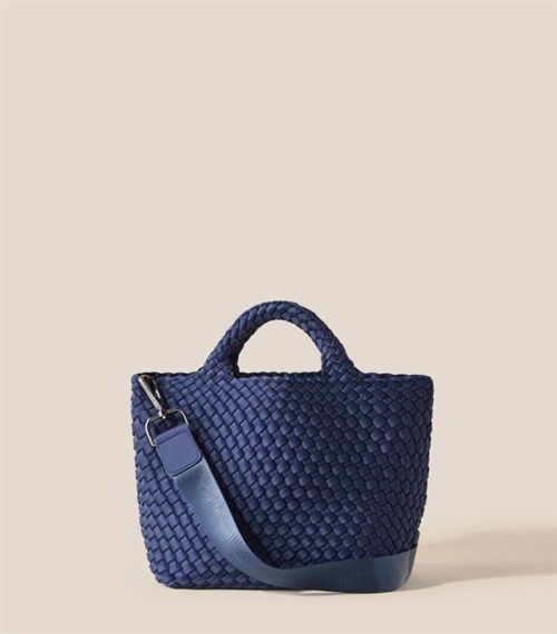 NAGHEDI ST. BARTHS PETIT TOTE INK BLUE